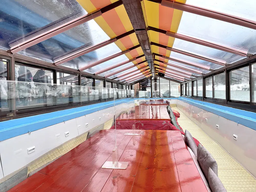 Professional water sightseeing boat ranking #1 for three consecutive years!!! | Mogami Gorge Basho Line Tourism's 