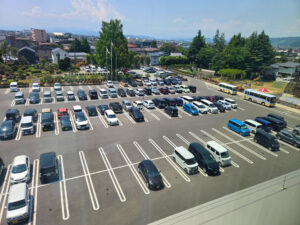 河北町児童動物園駐車場